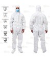 Buzo impermeable para riesgos biológicos -Tipo 5 y 6-