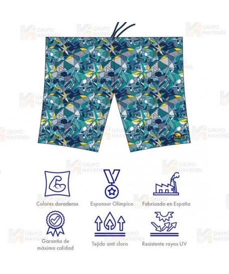 Bañador Jammer full skrull geo para hombre