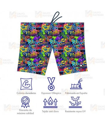 Bañador Jammer full wow grafitti para hombre