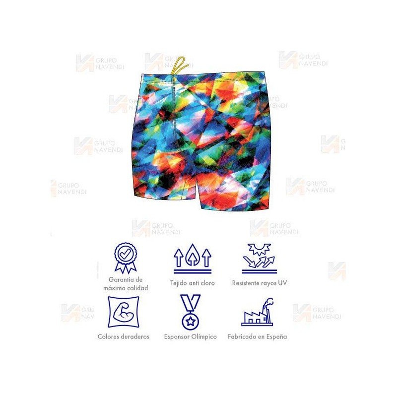 Bañador Jammer full printed desing diamond para hombre