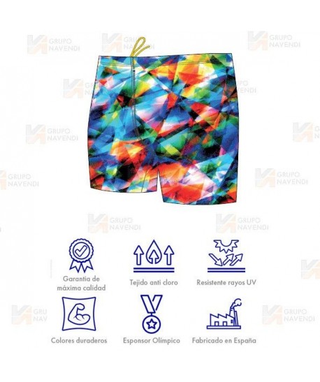 Bañador Jammer full printed desing diamond para hombre