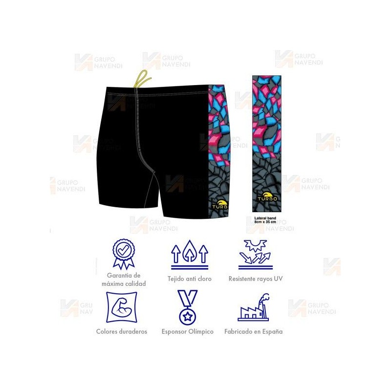 Bañador Jammer desing crystal para hombre