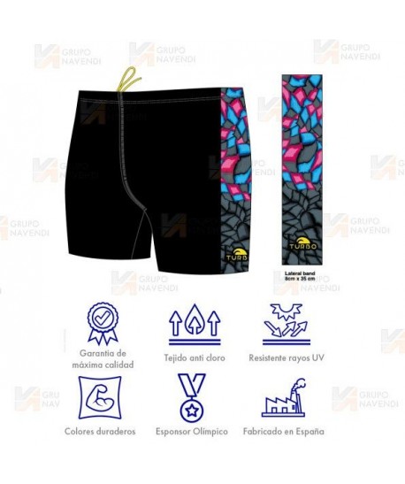 Bañador Jammer desing crystal para hombre