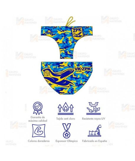 Bañador de waterpolo ZPK para hombre