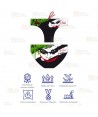 Bañador de waterpolo Joker Black para hombre
