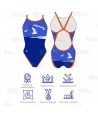 Bañador de natación Revolution Gaviotas para mujer