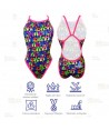 Bañador de natación Revolution Grafit Haba para mujer