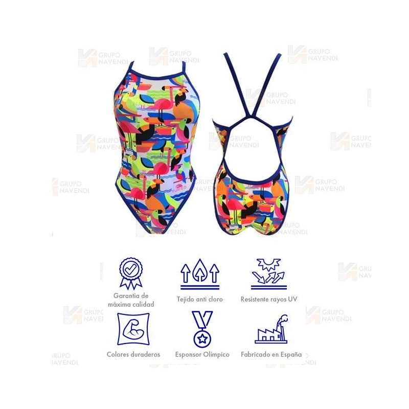 Bañador de natación Revolution Delta para mujer