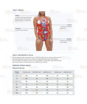 Bañador de natación Clean Ocean para mujer
