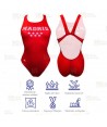 Bañador de natación Madrid de tirantes anchos para mujer