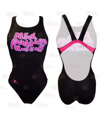 Bañador de natación With Passion de tirantes anchos para mujer