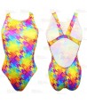 Bañador de natación Chevi Rainbow de tirantes anchos para mujer