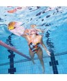 Bañador de natación Flexie de tirante fino para mujer