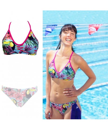 Top de bikini Tucan Garden