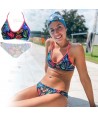 Top del bikini Emblem para mujer