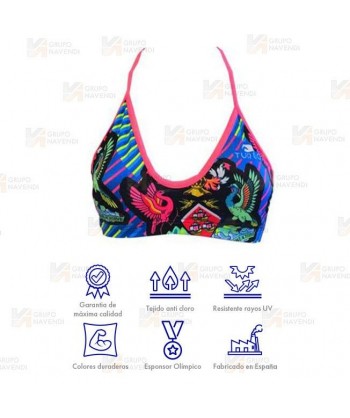 Top del bikini Emblem para mujer