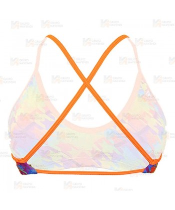 Top de bikini Chevi Rainbow para mujer