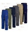 Pantalones multibolsillos triple costura y refuerzos
