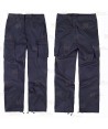 Pantalones multibolsillos triple costura y refuerzos en rodillas y culera color marino