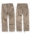 Pantalones multibolsillos triple costura y refuerzos en rodillas y culera color beige