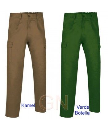 Pantalones multibolsillos económicos