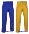 Pantalones multibolsillos económicos