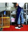Alfombra roja de caucho para cocinas industriales