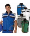 Chaleco combinado, multibolsillos y acolchado