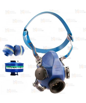 Semimáscara facial profesional para un filtro EN 148