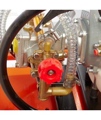 Carretilla pulverizadora profesional con motor de gasolina con depósito de 100 litros