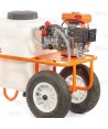 Carretilla pulverizadora profesional motor de gasolina de cuatro tiempos con depósito de 100 litros
