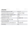 Calefactor eléctrico trifásico de 4,5-9 kW o 7.740 Kcal/h y 512 m³/h