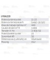 Calefactor eléctrico trifásico de 22 kW y capaz de  aportar 1684 m³/h