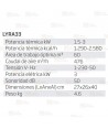 Calefactor eléctrico monofásico de 3 kW y capaz de aportar 476 m³/h