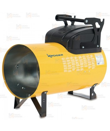 Calefactor a gas de 66.3 kW capaz de aportar 130 m³/h  y 65.965 Kcal/h