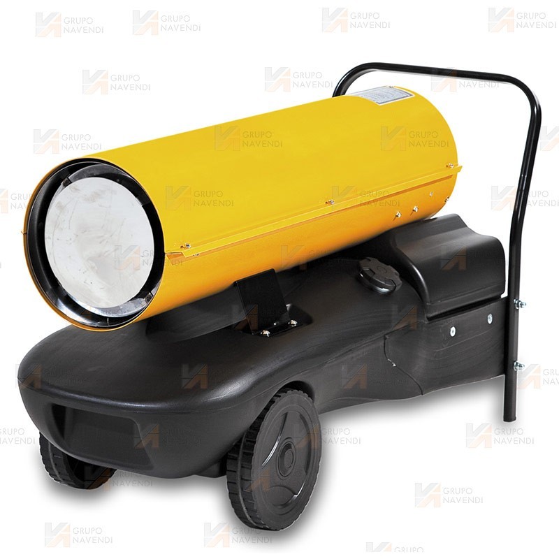 Calefactor a gasoil de 36 kW-31002 Kcal/h y capaz de aportar 605 m³/h .