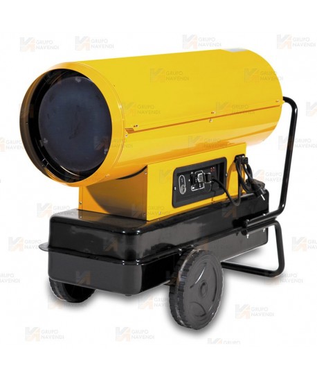 Calefactor a gasoil de 69kW-55.865 Kcal/h y capaz de aportar 2500 m³/h .