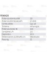 Calefactor Infrarrojos a gasoil de 20 kW y 17.200 Kcal/h