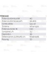 Calefactor Infrarrojos a gasoil de 40 kW y 34.400 Kcal/h