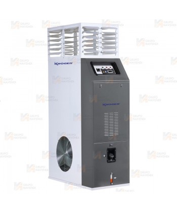 Calefactor a gasoil estacionario de 100.5 kW-86.412 Kcal/h y 7.800 m³/h. Combustión directa