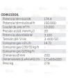 Calefactor a gasoil estacionario de 174,4 kW-150.000 Kcal/h y 10.000 m³/h. Combustión indirecta