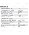 Calefactor a gasoil estacionario de 220,9 kW-190.000 Kcal/h y 12.500 m³/h.
