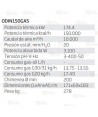 Calefactor a gasoil estacionario de 174,4 kW-150.000 Kcal/h y 10.000 m³/h.