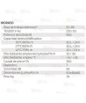 Deshumidificador eléctrico monofásico para 80 m² 950W