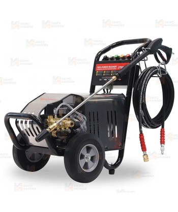 Hidrolimpiadora trifásica de agua fría a 186 Bar y 642 l/h 4 kW
