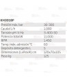Hidrolimpiadora trifásica para uso intensivo de agua fría a 300 Bar y 1080 litros/hora