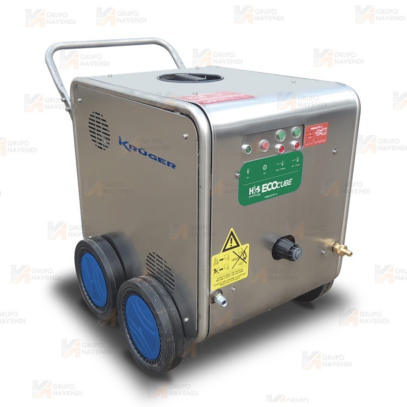 Hidrolimpiadora industrial trifásica de agua caliente a 150 BAR y 600 l/h