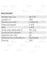Hidrolimpiadora trifásica de agua caliente, profesional, de 780 l/h a 170 Bar