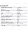 Hidrolimpiadora industrial trifásica de agua caliente a 150 ºC, a 200 BAR. y 1.200 l/h y 9.400 W