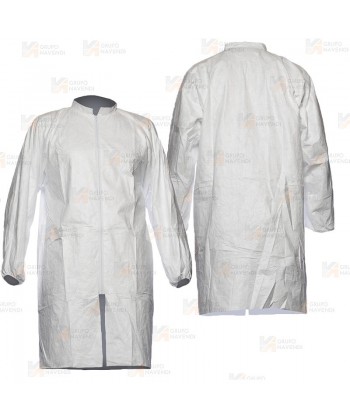 Bata TYVEK 500 cuello mao, cremallera sin bolsillos (Tipo PB6)